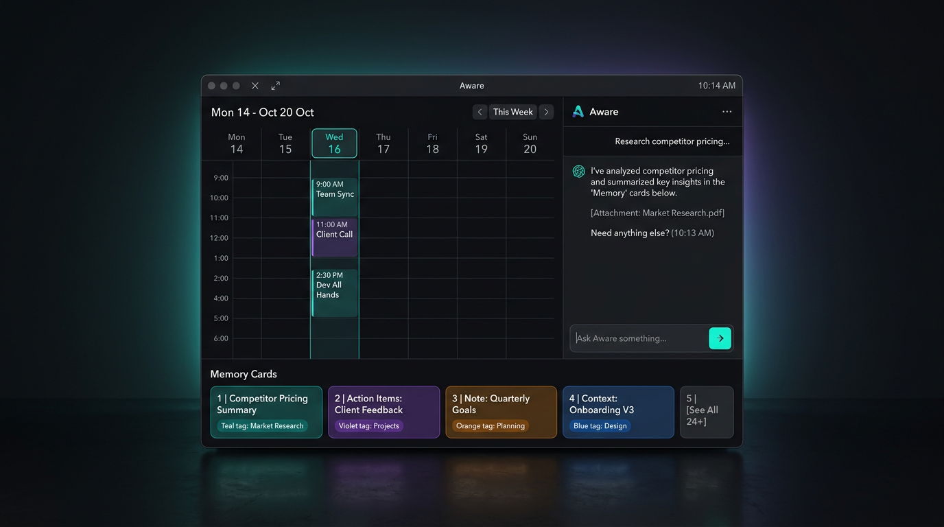 Aware Now Available: Experience the Next Generation of Ambient AI for Your Daily Workflow