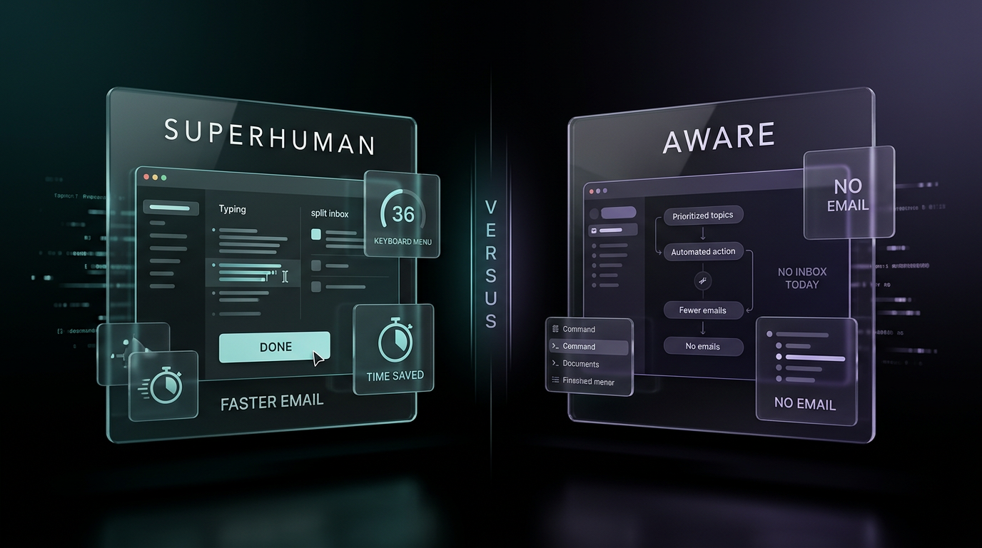 Superhuman vs Aware: Faster Email, or No Email?